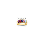14k Synthetic Family Jewelry Ring