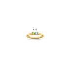 14K Family Jewelry Diamond Semi-Set Ring