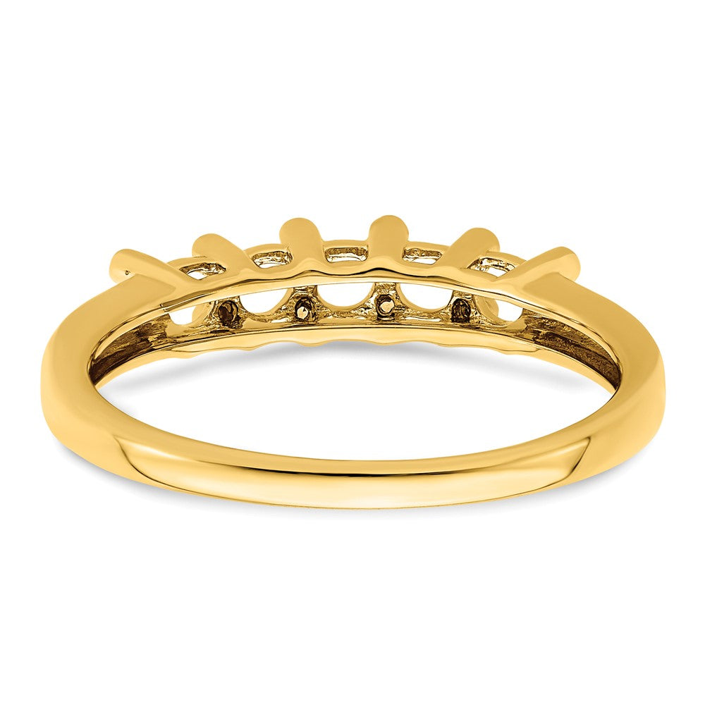 14K Family Jewelry Synthetic Stone & Diamond Set Ring