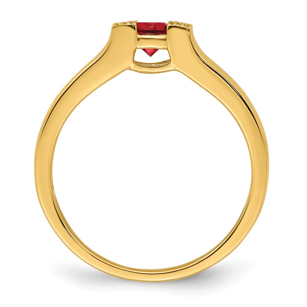 14K Family Jewelry Diamond Semi-Set Ring