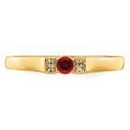 14K Family Jewelry Diamond Semi-Set Ring