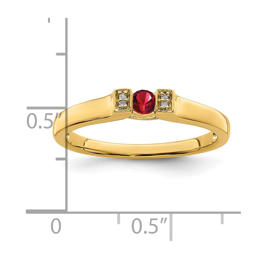 14K Family Jewelry Diamond Semi-Set Ring