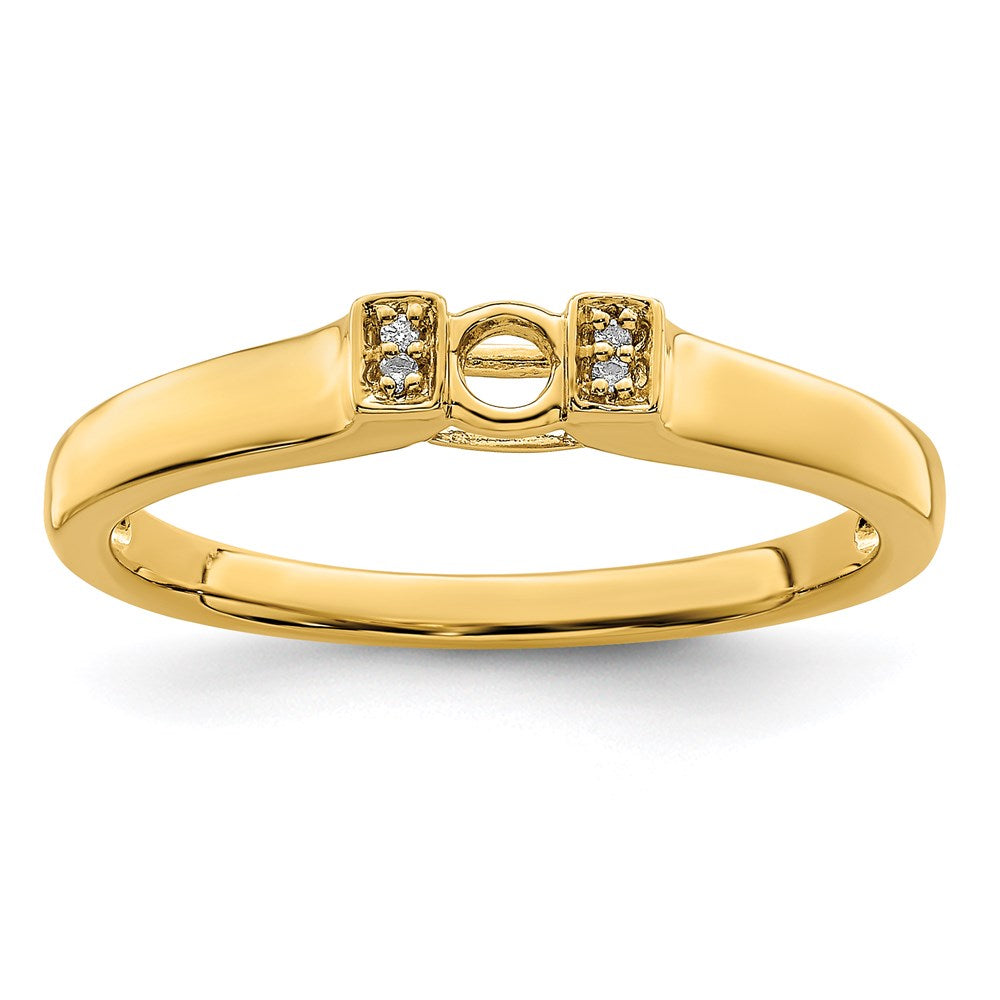 14K Family Jewelry Diamond Semi-Set Ring