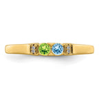 14K Family Jewelry Diamond Semi-Set Ring