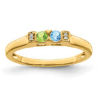 14K Family Jewelry Diamond Semi-Set Ring