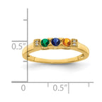 14K Family Jewelry Diamond Semi-Set Ring