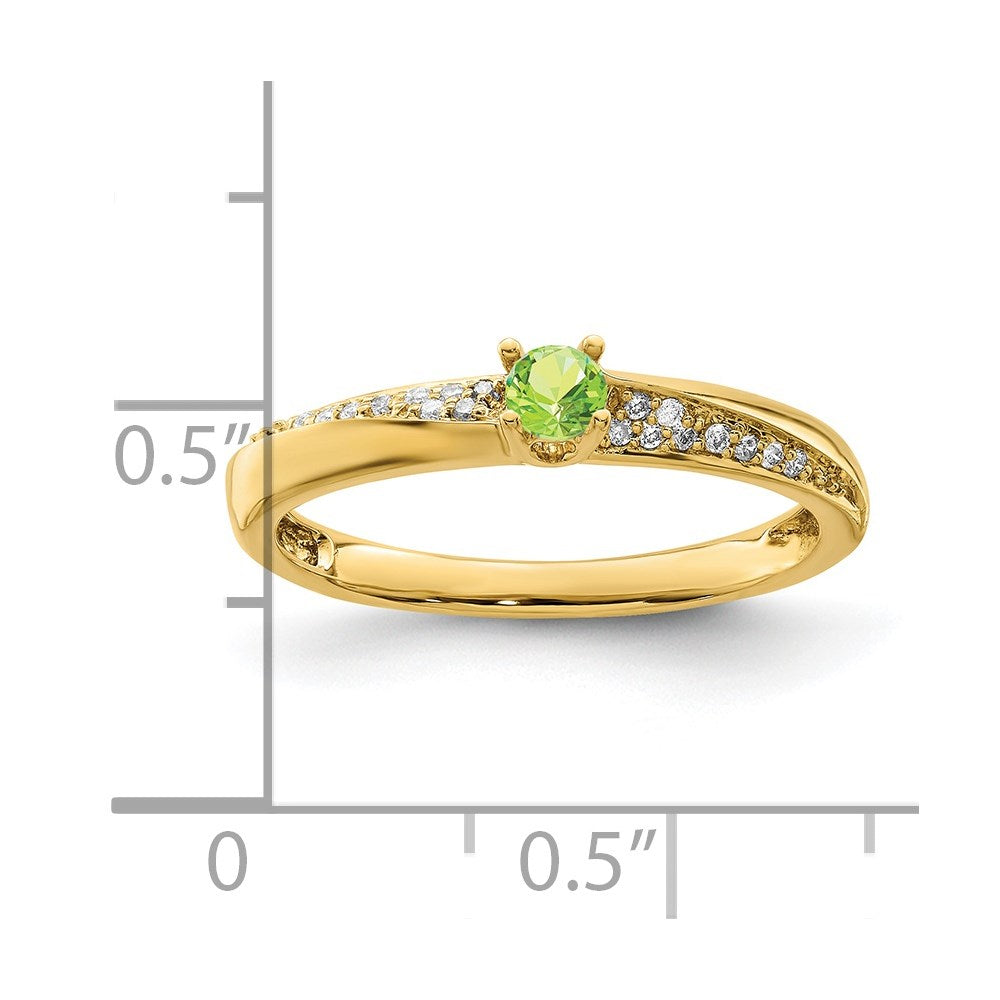14K Family Jewelry Diamond Semi-Set Ring