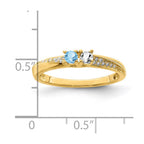 14K Family Jewelry Diamond Semi-Set Ring