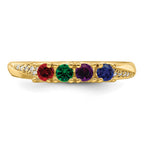 14KY Family Jewelry Diamond Semi-Set Ring