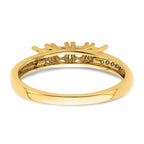 14KY Family Jewelry Diamond Semi-Set Ring