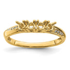14KY Family Jewelry Diamond Semi-Set Ring