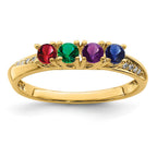 14KY Family Jewelry Diamond Semi-Set Ring
