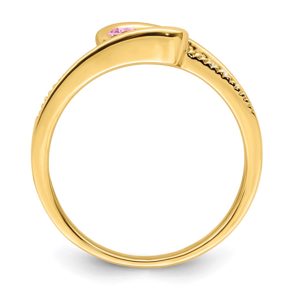 14K Family Jewelry Diamond Semi-Set Ring
