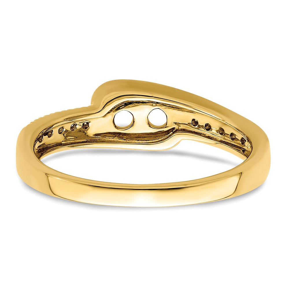 14K Family Jewelry Diamond Semi-Set Ring