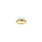 14K Family Jewelry Diamond Semi-Set Ring