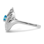 14k White Gold Family Jewelry Ring