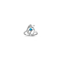 14k White Gold Family Jewelry Ring