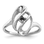 14k White Gold Family Jewelry Ring