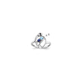 14k White Gold Family Jewelry Ring