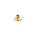 14k Synthetic Family Jewelry Ring