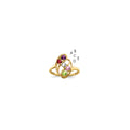 14k Genuine 5 Stone Mother's Ring