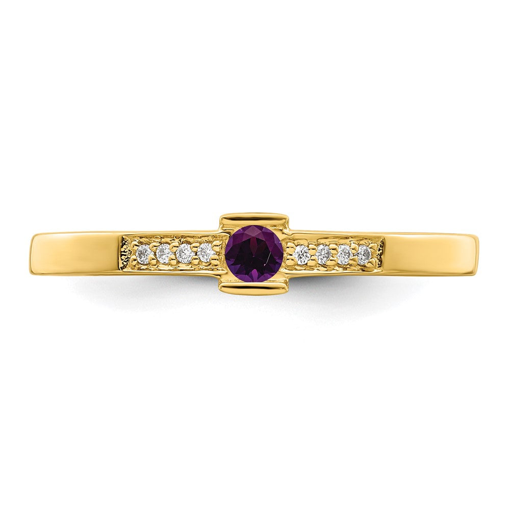 14K Family Jewelry Diamond Semi-Set Ring