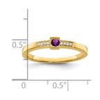 14K Family Jewelry Diamond Semi-Set Ring
