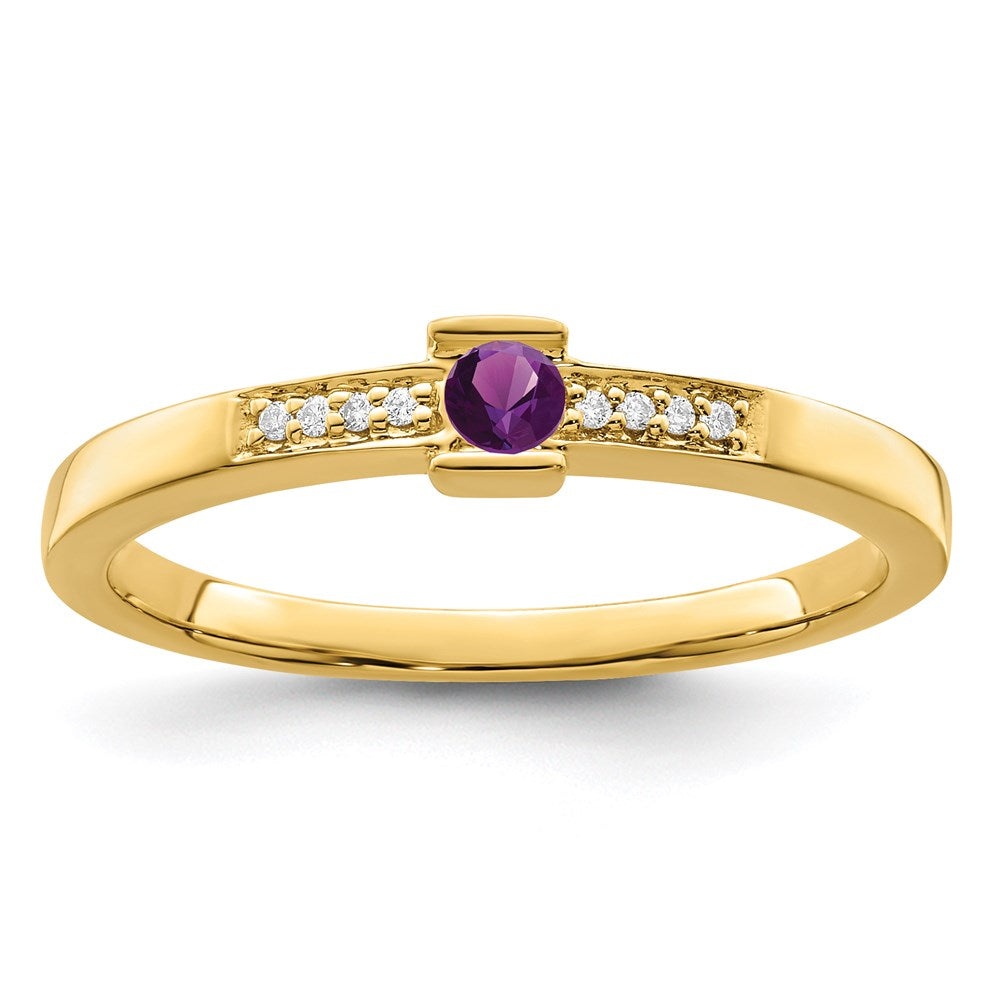14K Family Jewelry Diamond Semi-Set Ring