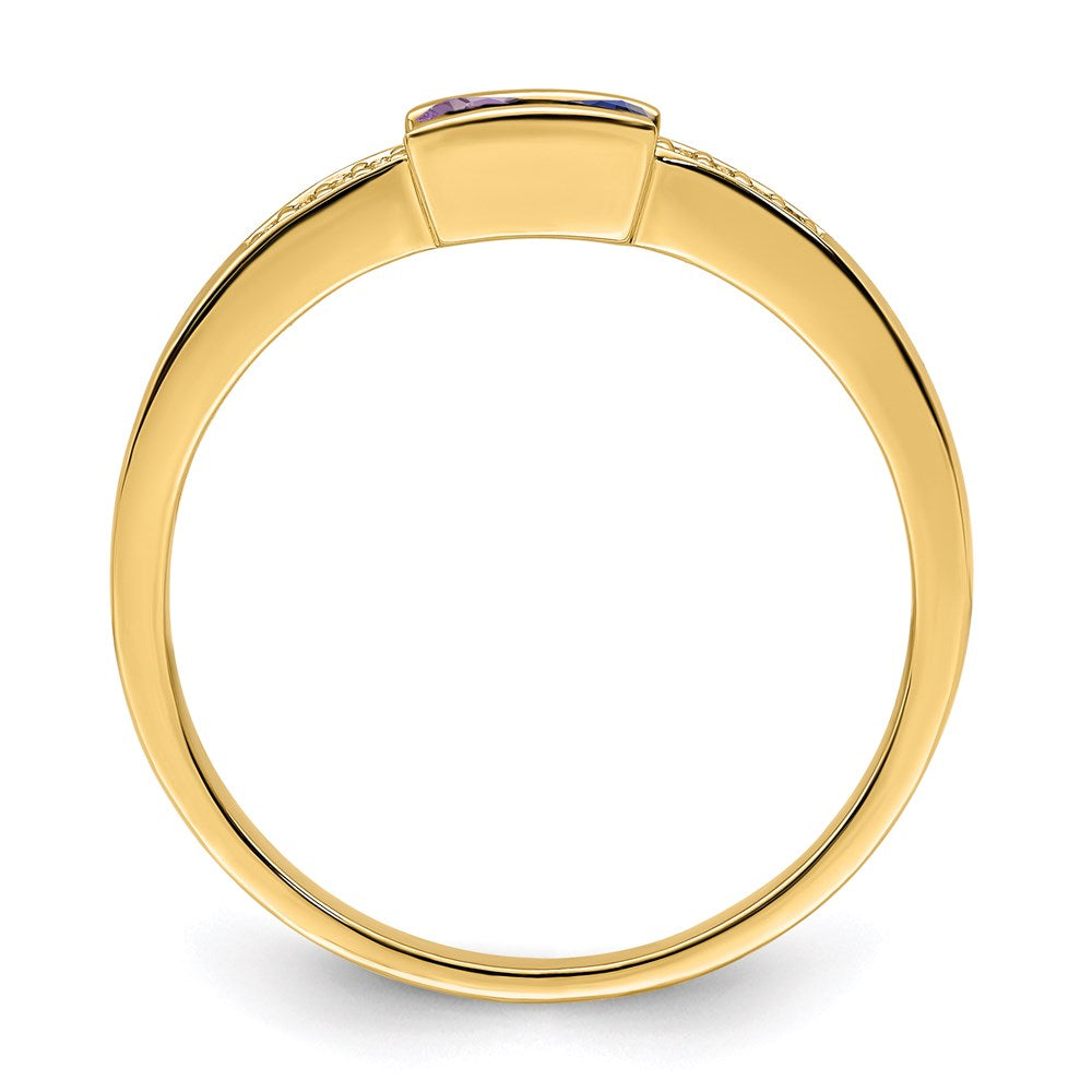 14K Family Jewelry Diamond Semi-Set Ring