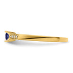 14K Family Jewelry Diamond Semi-Set Ring