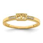 14K Family Jewelry Diamond Semi-Set Ring
