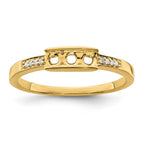 14K Family Jewelry Diamond Semi-Set Ring