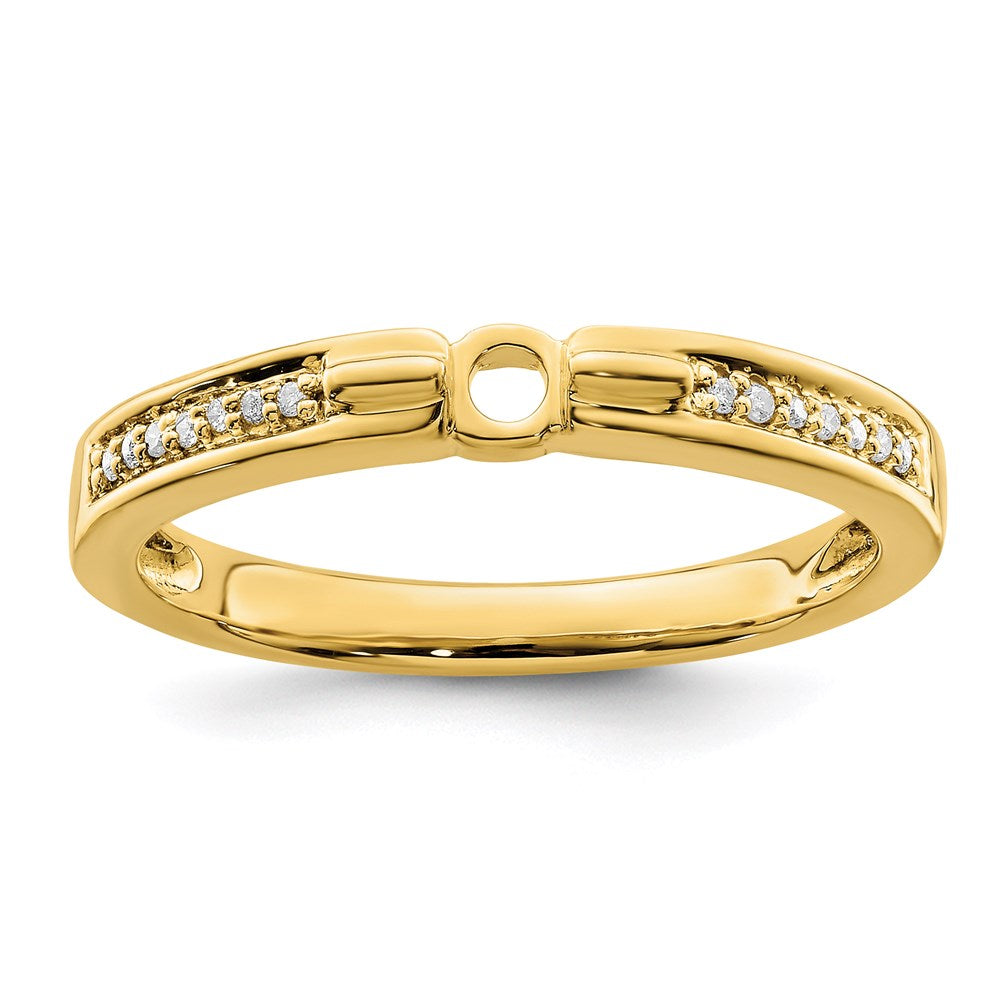 14K Family Jewelry Diamond Semi-Set Ring