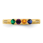 14K Family Jewelry Diamond Semi-Set Ring