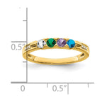 14K Family Jewelry Diamond Semi-Set Ring