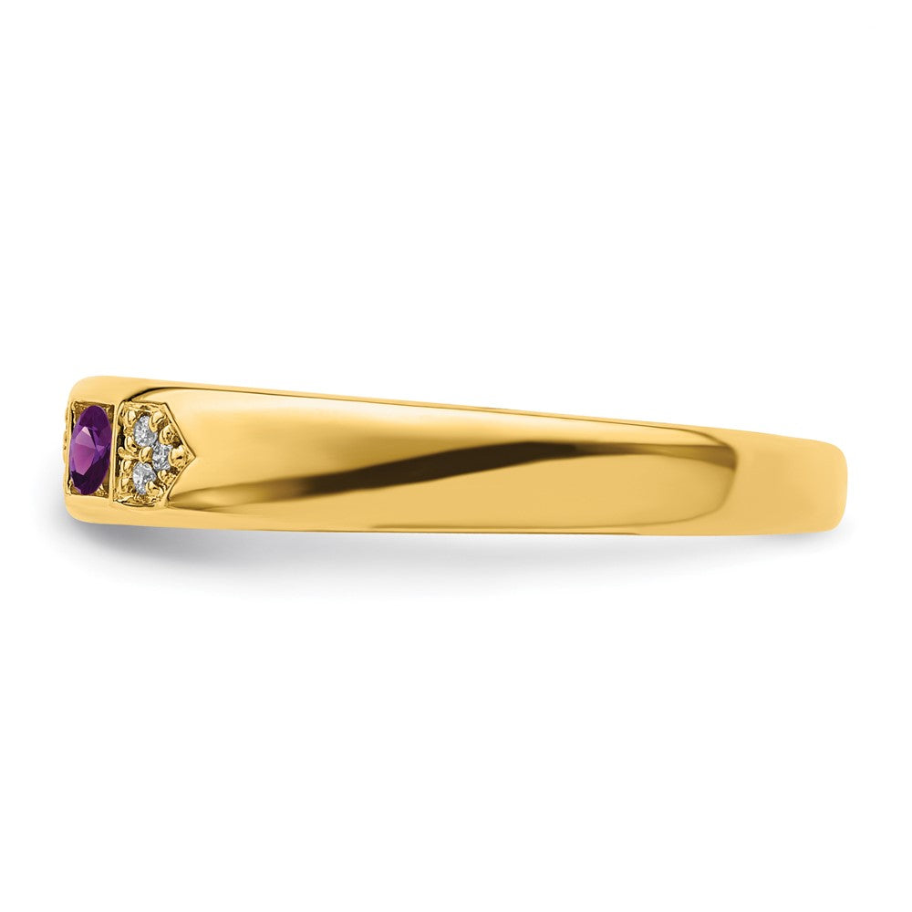 14K Family Jewelry Diamond Semi-Set Ring