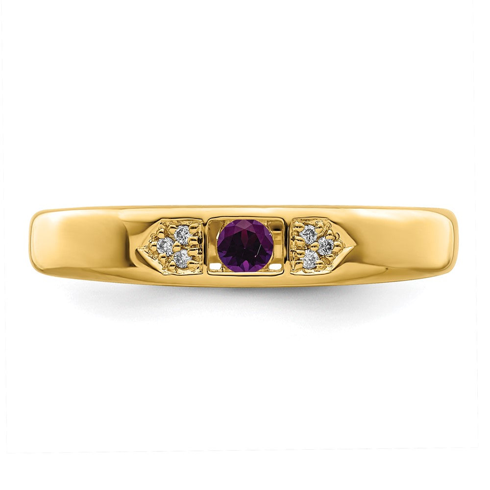 14K Family Jewelry Diamond Semi-Set Ring