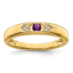 14K Family Jewelry Diamond Semi-Set Ring