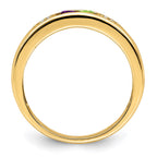 14K Family Jewelry Diamond Semi-Set Ring