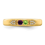 14K Family Jewelry Diamond Semi-Set Ring