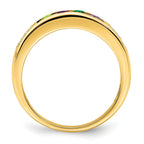 14K Family Jewelry Diamond Semi-Set Ring