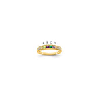 14K Family Jewelry Diamond Semi-Set Ring