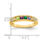 14K Family Jewelry Diamond Semi-Set Ring