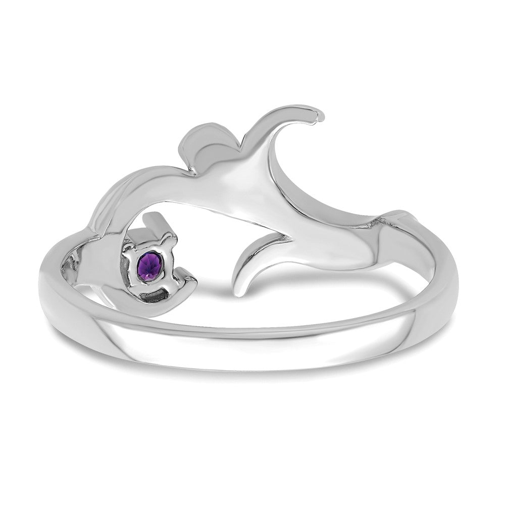14k White Gold 3mm Genuine Family Jewelry Ring