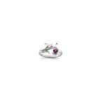 14k White Gold 3mm Genuine Family Jewelry Ring
