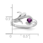 14k White Gold 3mm Genuine Family Jewelry Ring