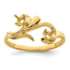 14k Synthetic Family Jewelry Ring
