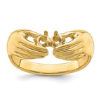 14k 2 Genuine Stone Family Ring