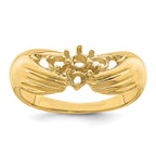 14k 4 Genuine Stone Family Ring