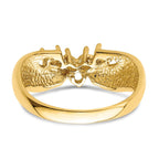 14k 5 Synthetic Stone Family Ring